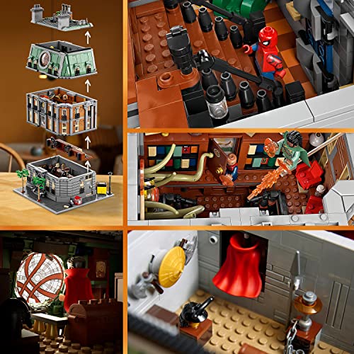 LEGO 76218 Marvel Sanctum Sanctorum, 3-stöckiges Modular Building Set mit Doctor Strange und Iron Man Minifiguren, Sammlerstück Avengers: Endgame