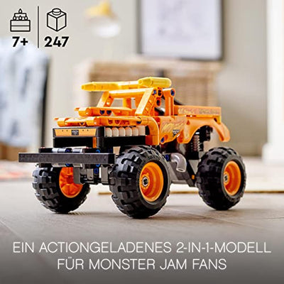 LEGO 42135 Technic Monster Jam EL Toro Loco, Monster Truck-Spielzeug ab 7 Jahre, Spielzeugauto-Set für Jungen und Mädchen, Offroader mit Rückziehmotor