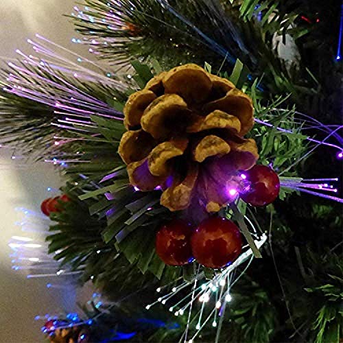 Weihnachtsbaum Künstlich Weihnachtsbaum Pine Fiber Baum Weihnachtsbaum mit Tannenzapfen und roten Beeren | geeignet for Hotels, Einkaufszentren Weihnachtsdeko Weihnachtsdeko künstlicher Weihnachtsbaum