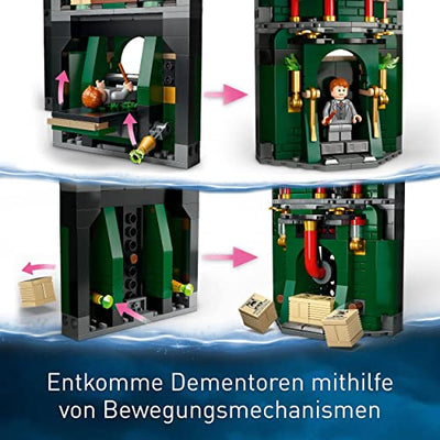 LEGO 76403 Harry Potter Zaubereiministerium modulares Set zum Bauen mit Minifiguren und Umwandlungsmechanismus, Geschenk zu Weihnachten für Sammler