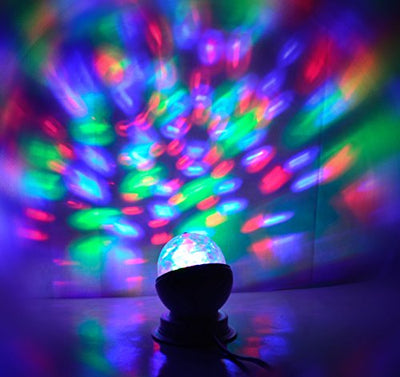 X4-LIFE LED Discokugel - Mini Partylicht für Wohnräume und Kinderzimmer - Rotierend, RGB