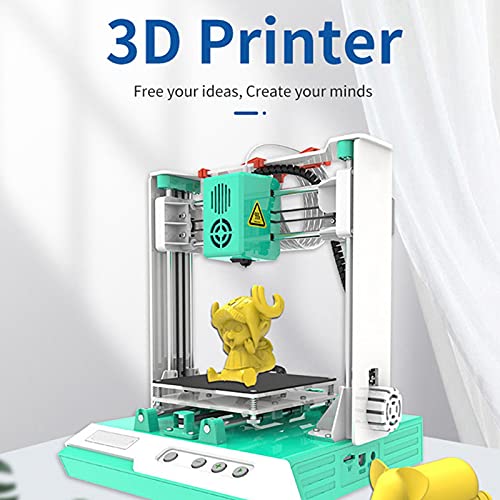 Desktop-Mini-3D-Drucker Easythreed K1 Mini-3D-Drucker-Kit 100X100X100mm Drucken für Bildung und Familie, Halloween- und Weihnachtsgeschenke für Kinder(UK)