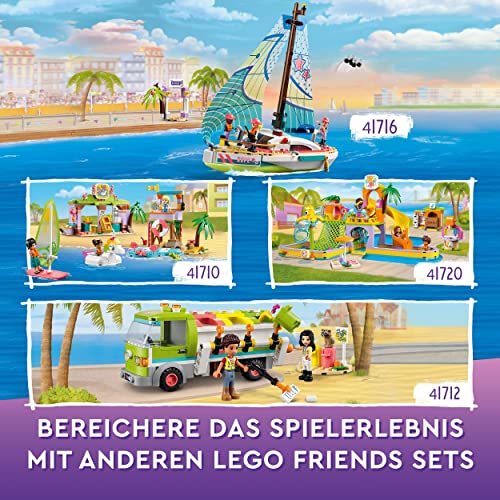 LEGO 41720 Friends Wasserparkerlebnis Spielset, Heartlake City Schwimmbad mit Mini-Puppen u. a. Olivia, Kinderspielzeug ab 6 Jahren