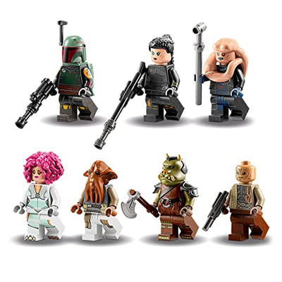 LEGO 75326 Star Wars Boba Fetts Thronsaal Spielzeug zum Bauen mit Palasts von Jabba und 7 Minifiguren, ab 9 Jahren