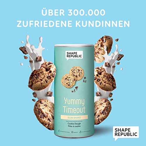 Shape Republic Slim Shake Cookie Dough (300g) | Gewichtsmanagement Shake für Frauen | proteinreicher Diät Shake zum Abnehmen | vollwertiger Mahlzeitenersatz mit 23 wertvollen Vitaminen