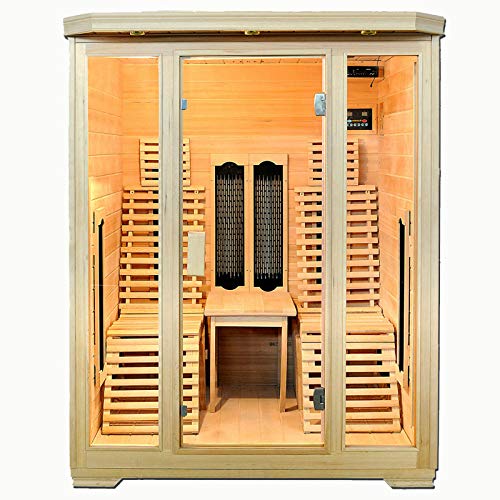 XXL Luxus LED Infrarotsauna Infrarotkabine-Wärmekabine Sauna + Radio USB MP3. inkl. Lieferung mit Spedition