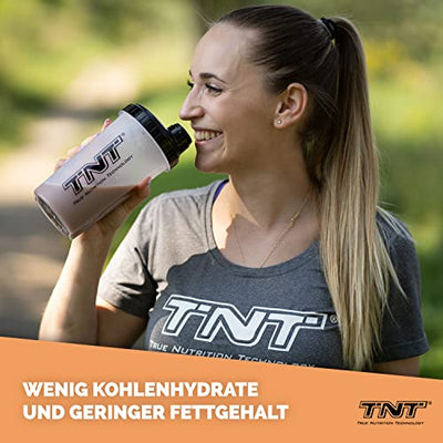 TNT Naked Whey Protein Pulver (1kg) • Eiweißpulver mit Laktase für Protein Shake, Backen & Kochen • Tolle Löslichkeit & leckerer Geschmack (Vanilla)