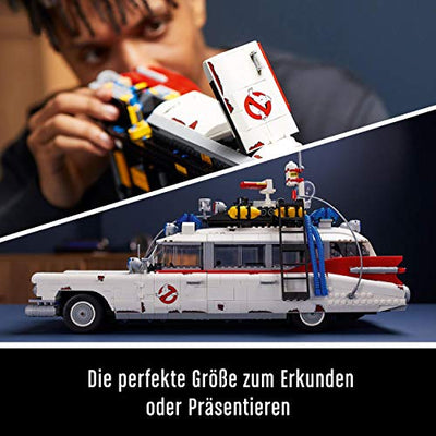 LEGO 10274 Icons Ghostbusters ECTO-1 Auto großes Set für Erwachsene, Modellauto-Bauset, Geschenk zu Weihnachten für Männer, Frauen, Sie und Ihn, Ausstellungsstück für Sammler, Home-Deko