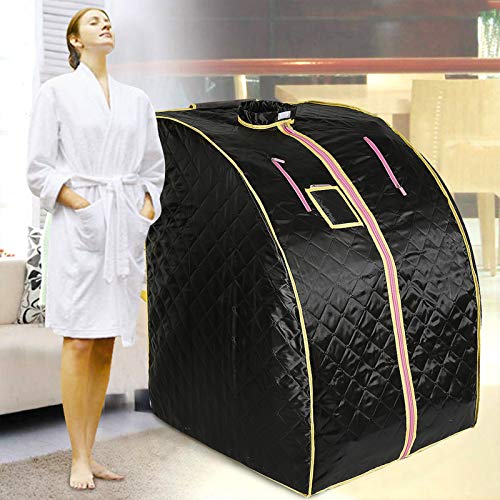 Infrarot Sauna,Mobile Sauna,Heimsauna tragbar,Heimsauna,Portable Infrarotsauna,für 1 Person,Sauna Box Indoor Folding,SPA Tragbare Heizung 1000W,fördern Sie die Durchblutung, halten Sie den Körper gesu