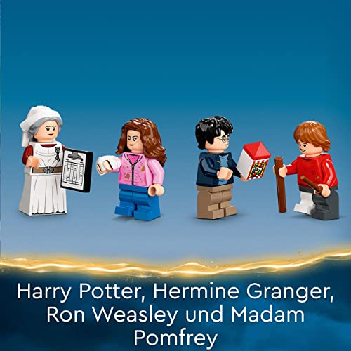 LEGO 76398 Harry Potter Hogwarts Krankenflügel, Schloss-Spielzeug mit Minifiguren aus Der Gefangene von Askaban, Geschenk für Jungen und Mädchen