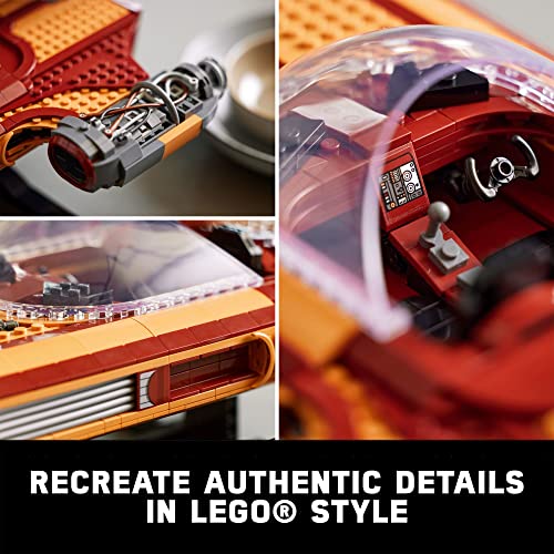 LEGO Star Wars Luke Skywalker's Landspeeder 75341 Sammelset für erwachsene Fans von Star Wars (1.890 Teile)