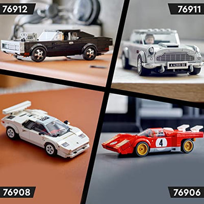 LEGO 76911 Speed Champions 007 Aston Martin DB5, James Bond Spielzeug, Automodell Nachbildung mit Minifigur, Keine Zeit zu Sterben, Set zum Sammeln