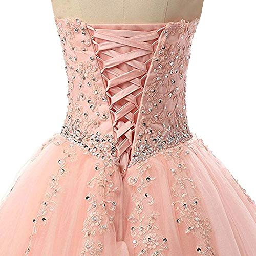 Zorayi Damen Liebsten Lang Tüll Formellen Abendkleid Ballkleid Festkleider Türkis Größe 38