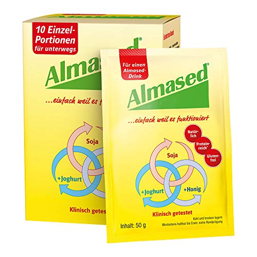 Almased Vitalkost Eiweißpulver zum Abnehmen im Portionsbeutel 10er Pack (10 x 50g)