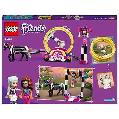 LEGO 41686 Friends Magische Akrobatikshow mit Freizeitpark, Pferd Spielzeug für Mädchen und Jungen ab 6 Jahre