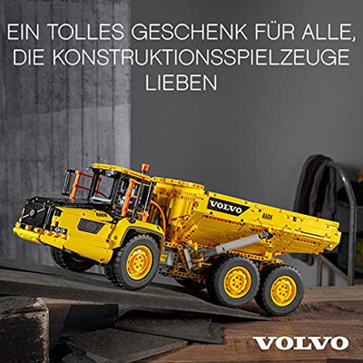 LEGO 42114 Technic Knickgelenkter Volvo-Dumper (6x6) ferngesteuertes Auto, Konstruktionsfahrzeug für Kinder und Erwachsene