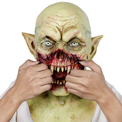 molezu Vampir-Maske Gruselige Monster-Maske Halloween-Kostüm-Party-Dämonen-Maske für Cosplay-Requisiten