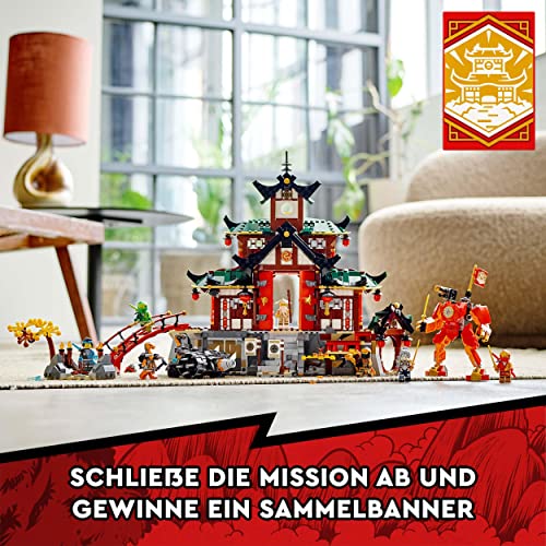 LEGO 71767 NINJAGO Ninja-Dojotempel Meister des Spinjitzu, Gebäude-Set mit Lloyd, Kai und Schlangen-Actionfiguren, Spielzeug ab 8 Jahren