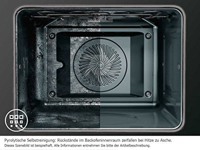 AEG BPK745-1 Set Pyrolyse Backofen BPK742220M + Induktionskochfeld IKE74451XB