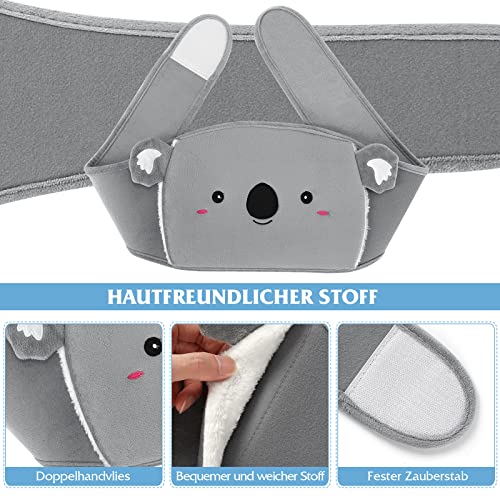 Wärmflasche Mit Bezug Wärmflaschengürtel Tier - 4 Stück Wärmflaschen-gürtel, Wärmeflasche Für Erwachsene&Kinder, Schmerzlinderung, Komfort für den Bauch, Hot Water Bottle Weihnachtsgeschenke