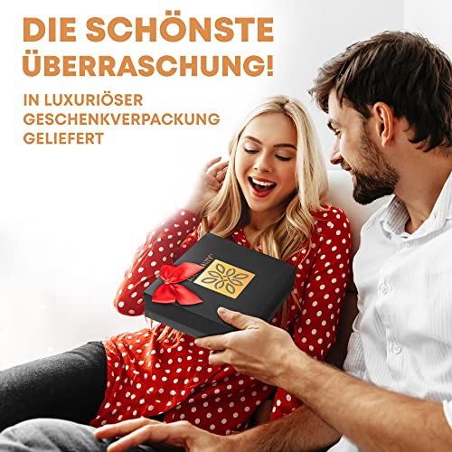 7 Badekugeln - Badebomben Geschenkset mit Vitamin C - MADE IN GERMANY - BIO - Vegan - Wellness-Badezusatz-Set - Geschenke für Frauen - Weihnachtsgeschenke