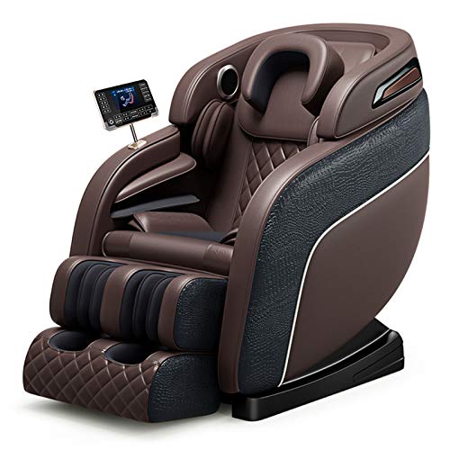 Lzour Ganzkörper-Airbags-Massagestuhl, Massagestuhl-Recliner mit Null-Gravity, Ganzkörper-Luftdruck, Bluetooth, Hitzel- Fußwalze enthalten