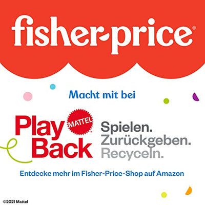 Fisher-Price CDG57 - Lernspaßtablet, mit Geräuschen, Musik und Lichtern, 3 Entwicklungsstufen, Babyspielzeug ab 12 Monaten