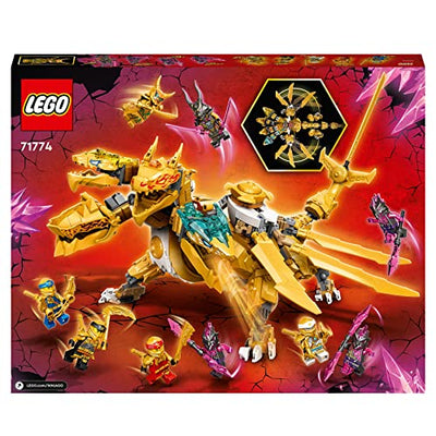 LEGO 71774 NINJAGO Lloyds Ultragolddrache, Set mit Drachen-Figur und 9 Mini-Actionfiguren inkl. Lloyd, Kai und Zane, Spielzeug für Kinder ab 9 Jahren, Geschenk für Mädchen und Jungen