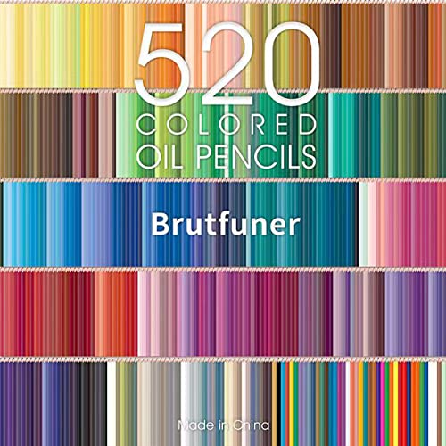 520 Farbbleistift Doppel-Geschenkbox-Set, Erwachsener Künstler Zeichnungsskizze Kit, Künstlerbedarf für Eltern und Kinder Paare, Weihnachtsgeschenke