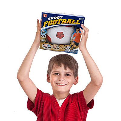 JRD&BS WINL Kinder Spielzeug Die Magisch Hover Fußball Mit Leistungs Starken LED-Licht FÜR Familien Aktivität,Teen Geschenk für 3-12 Jahre Altes Mädchen ÜBung Kinder Spielzeug(Rot 02)