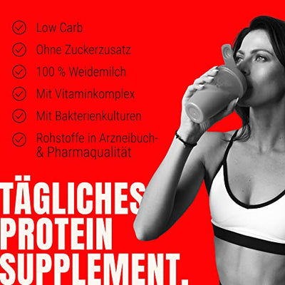 Powerstar SUPER HI PRO 128 | Mehrkomponenten Protein-Pulver Coconut 1kg | Höchstmögliche Biologische Wertigkeit | Eiweiß-Pulver mit 79% Protein i.Tr. | Protein-Shake zum Muskelaufbau & Abnehmen