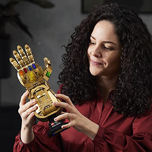 LEGO 76191 Marvel Super Heroes Infinity Handschuh, Avengers Set für Erwachsene mit dem Gauntlet von Thanos, Fanartikel, Geschenk zu Weihnachten für Männer, Frauen, Sie und Ihn