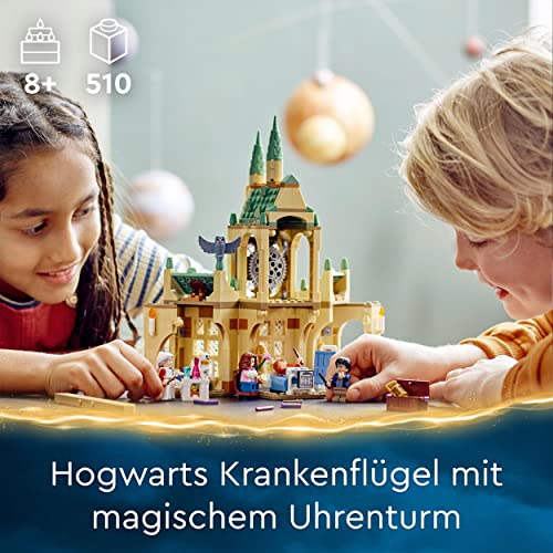 LEGO 76398 Harry Potter Hogwarts Krankenflügel, Schloss-Spielzeug mit Minifiguren aus Der Gefangene von Askaban, Geschenk für Jungen und Mädchen