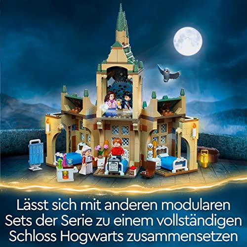 LEGO 76398 Harry Potter Hogwarts Krankenflügel, Schloss-Spielzeug mit Minifiguren aus Der Gefangene von Askaban, Geschenk für Jungen und Mädchen