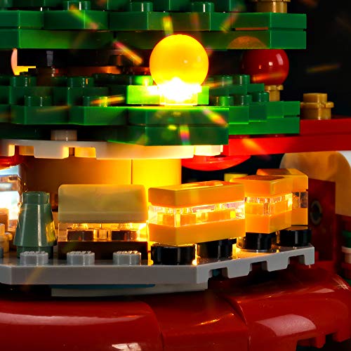 BRIKSMAX Led Beleuchtungsset für Lego Weihnachtsbaum,Kompatibel Mit Lego 40338 Bausteinen Modell - Ohne Lego Set