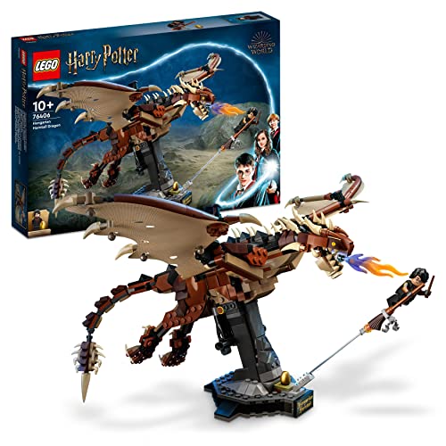 LEGO 76406 Harry Potter Ungarischer Hornschwanz, Drachen Spielzeug, Figur aus der Wizarding World, Fanartikel, Zimmer-Deko Geschenk