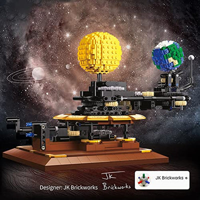 FanMei CADA klemmbausteine c71004w Technik solar System Set, Prototyp MOC-4477，865-tlg. Earth, Moon and Sun OrreryCADA Master Bausteine, kompatibel mit Lego (in luxuriöser originalverpackung)