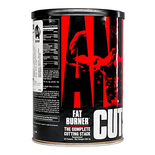 Universal Nutrition ANIMAL Cuts Diät- & Definitionssupplement für Leistungssportler zum Gewichtsmanagement - regt den Stoffwechsel an & erhöht den Energieverbrauch, 42 Packs