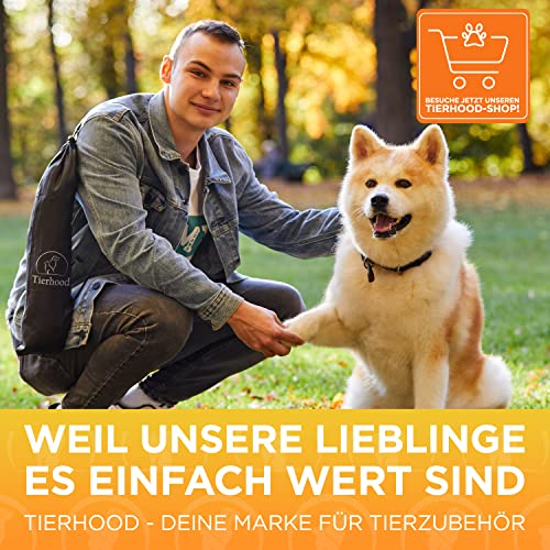 Tierhood ® Reizangel für große Hunde ab 15kg [SEHR ROBUST] inkl. Trainingsanleitung - Spielangel Hunde - Hundereizangel - Hundeangel - Reizangel Hunde - Reizleine - Hunde Angel - Angel für Hunde