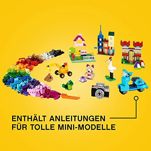 LEGO 10698 Classic Große Bausteine-Box, Spielzeugaufbewahrung, lustige, Bunte Spielzeug-Bausteine, Geschenkidee für Kinder