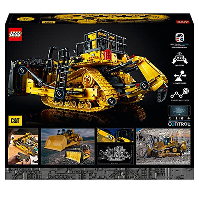 LEGO 42131 Technic Appgesteuerter Cat D11 Bulldozer, Set für Erwachsene, ferngesteuerte Autos, Geschenkidee Baufahrzeug