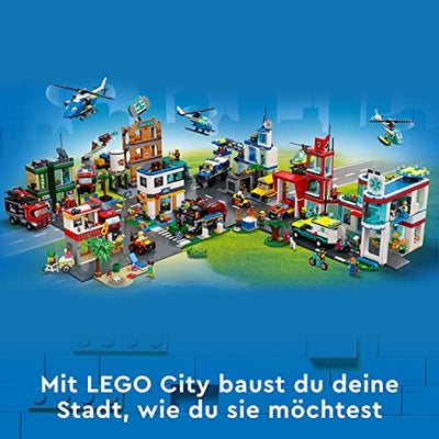 LEGO 60324 City Geländekran, Mobilkran, LKW-Spielzeug, Kinderspielzeug für Jungen und Mädchen ab 7 Jahren, Baufahrzeug Set, Geschenk zu Weihnachten