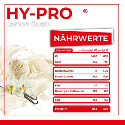 All Stars HY-PRO Protein-Pulver 500g I Eiweiß-Pulver ohne Zuckerzusatz I Low-Fat Powder I hochwertige Mehrkomponenten-Proteine I cremiger Protein-Shake mit Vanille-Flavour