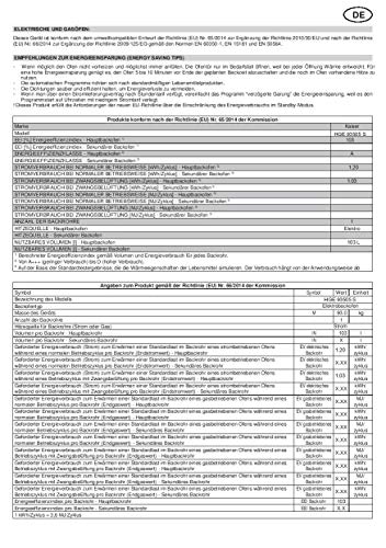 Kaiser HGE 93505 S elektrischer Gasherd, 90 cm, Elektroherd, 115 l, Gaskochplatte, 4,5 kW, 8 Funktionen, Selbstreinigung, Erdgas und Propan möglich, Luxusqualität