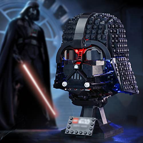 LIGHTAILING Licht-Set Für Lego 75304 Star Wars Darth Vader Helmet Bausteinen Modell：Fernbedienungsversion - Modell Set Nicht Enthalten