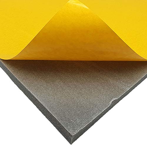 Akustikschaumstoff Selbstklebend Pyramiden Matte 100x200 x 6 cm von GMP Tech beauty of sound - Dämmung Schaumstoff zum gaming zimmer - Schallschutz wand im musikstudio - Acoustic foam - Echo absorber