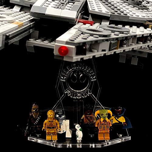 AREA17 Acryl Display Stand - Acrylglas Modell Standfuss für Lego 75257 Millennium Falcon