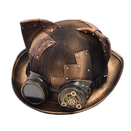 GRACEART Damen Katze Ohren Steampunk Hut