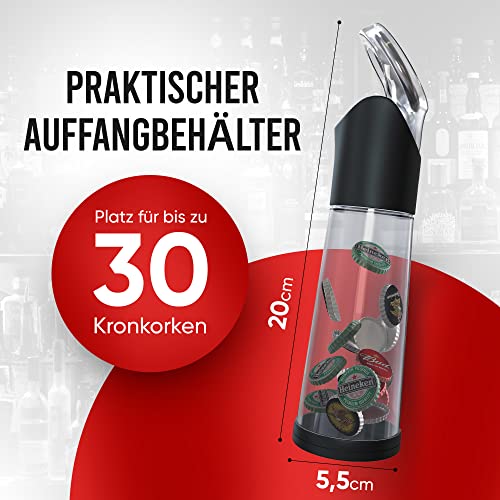 wortek Flaschenöffner mit Auffangbehälter Bieröffner Geschenke für Männer Adventskalender 2022 Männer Adventskalender Füllung Ideen, Männer Geschenke für Adventskalender Weihnachtsgeschenke für Männer