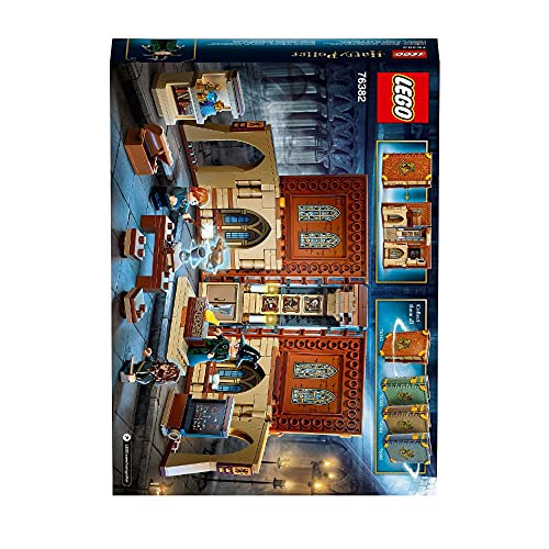 LEGO 76382 Harry Potter Hogwarts Moment: Verwandlungsunterricht Set, Spielzeugkoffer mit Minifiguren, Sammlerstück